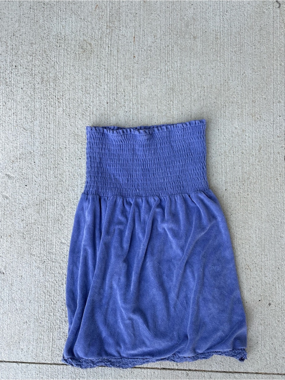 Aeropostale Purple Strapless Mini Dress